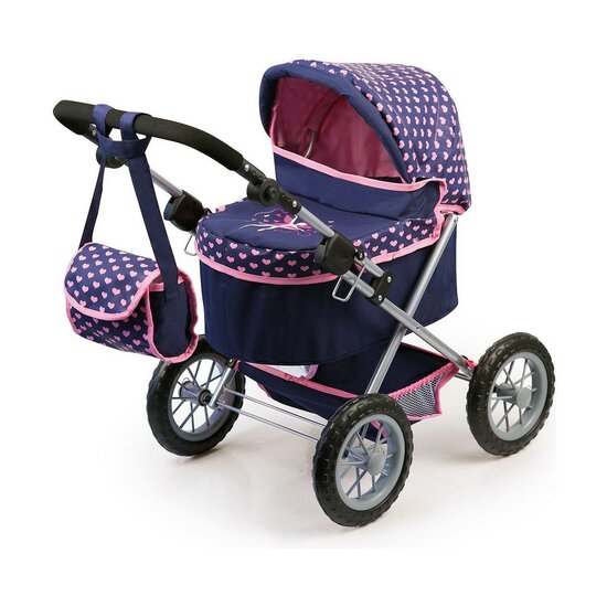 Poppenwagen Reig Trendy Royal Special Version Blauw Roze 45 cm 1