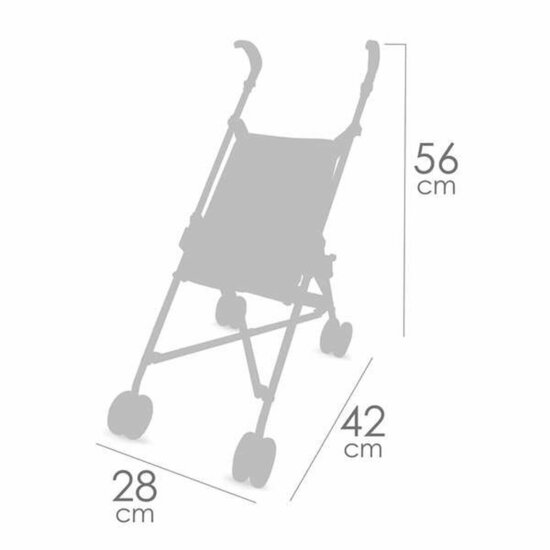 Poppenwagen Decuevas Koala 28 x 42 x 56 cm 3