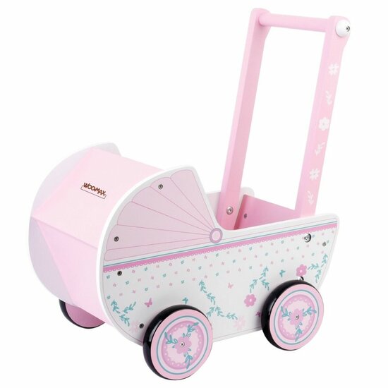 Poppenwagen Woomax Roze 39 x 46 x 26,5 cm 1