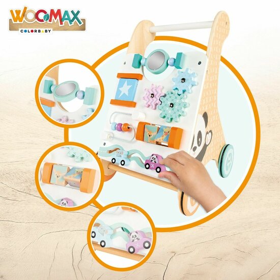 Loopwagen Woomax Activity Center 2 Stuks 29,5 x 47 x 33 cm 5