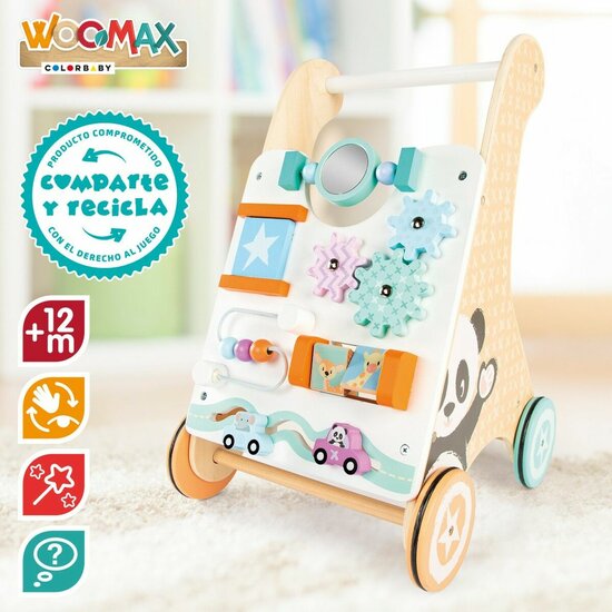 Loopwagen Woomax Activity Center 2 Stuks 29,5 x 47 x 33 cm 6