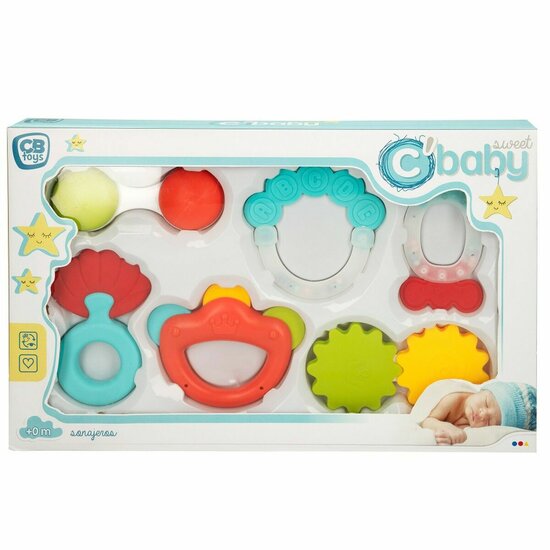 Set rammelaars Colorbaby 6 Onderdelen 12,5 x 1,5 x 6,5 cm (6 Stuks) 4