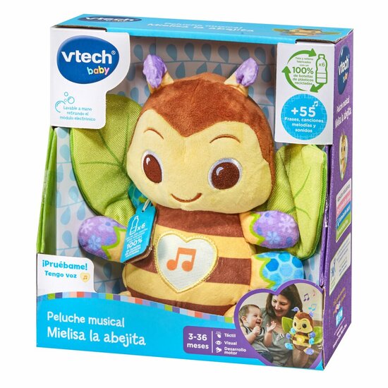 Knuffel met Geluid Vtech Mielisa Bij 22,5 x 11,6 x 24,1 cm 4