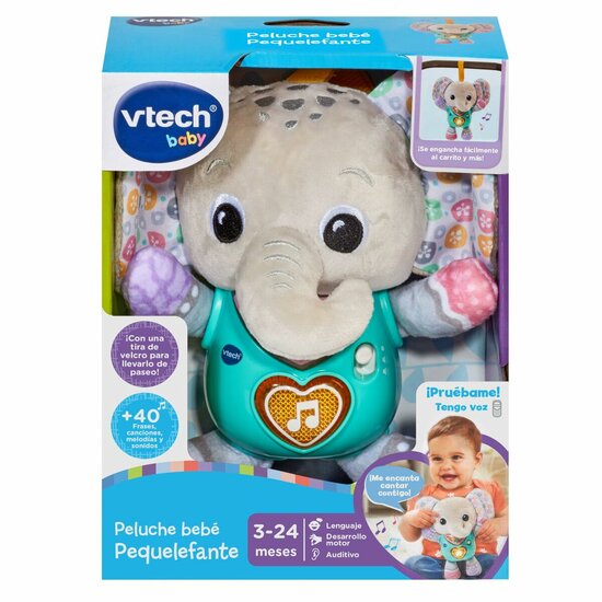 Knuffel met Geluid Vtech Olifant 15 x 8,9 x 19,1 cm 5