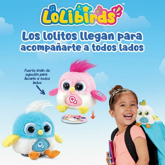 Knuffel met Geluid Vtech Lolibirds Lolito Blauw 7