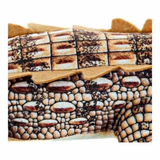 Knuffel DKD Home Decor S3016335 Bruin Kinderen Krokodil 46 x 22 x 8 cm 3