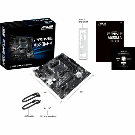 Moederbord Asus 90MB17H0-M0EAYC AMD AM4 AMD A520 AMD 6