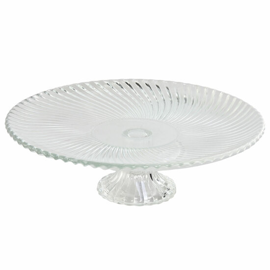 Dinerbord Home ESPRIT Transparant Kristal 26 x 26 x 8 cm 1