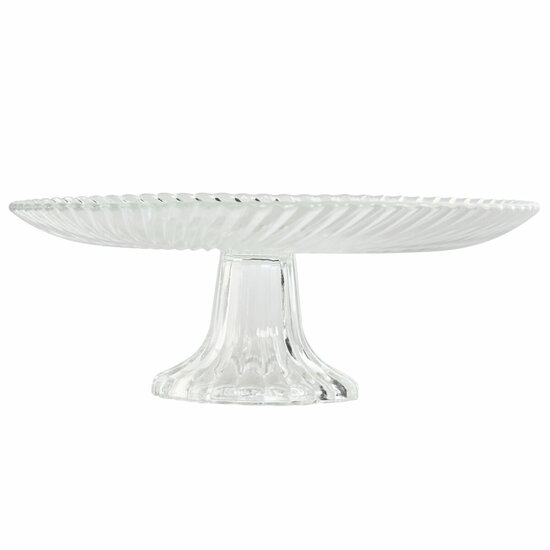 Dinerbord Home ESPRIT Transparant Kristal 20,5 x 20,5 x 7,5 cm 3