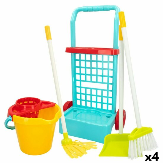 Schoonmaakwagen met accessoires Colorbaby My Home 30,5 x 55,5 x 19,5 cm (4 Stuks) 1