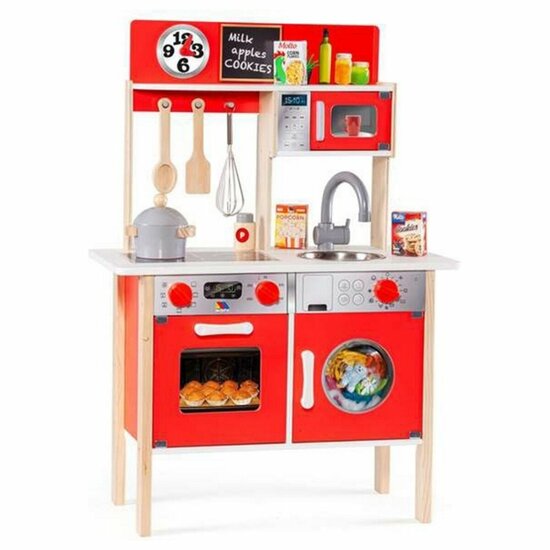 Speelgoedkeuken Molt&oacute; 21292 Hout Rood (10 pcs) 1