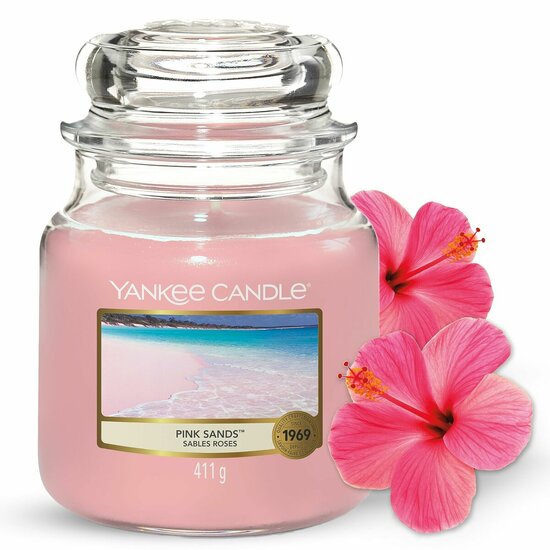 Geurkaars Yankee Candle Pink Sands 411 g 2