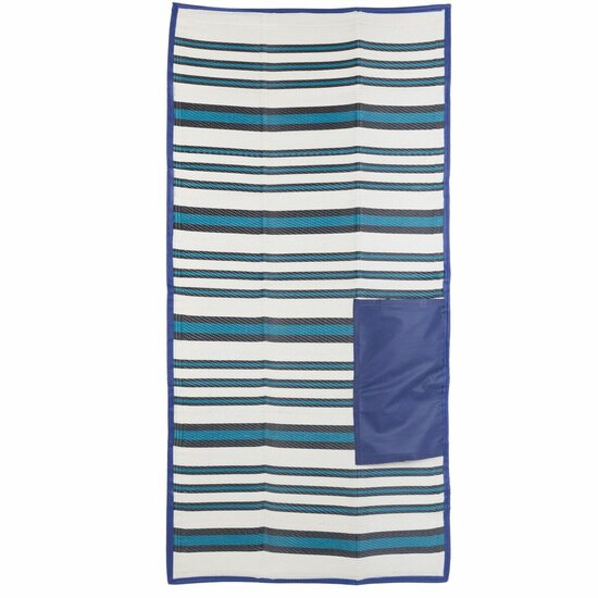 Strandhanddoek Milos Blauw Polypropyleen 90 x 180 cm 1