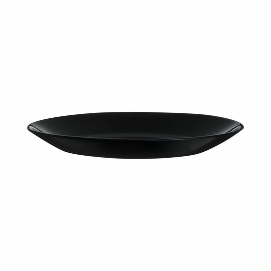 Dessertbord Luminarc Zelie Negro Zwart Glas &Oslash; 18 cm (12 Stuks) 6