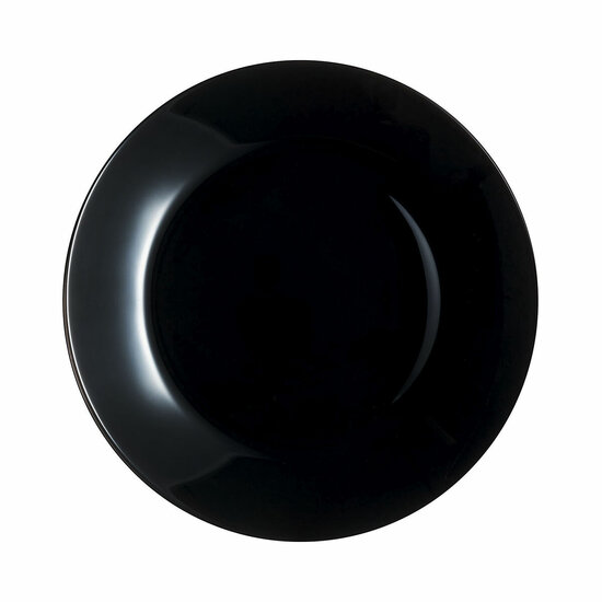 Dinerbord Luminarc Zelie Negro Zwart Glas &Oslash; 25 cm (12 Stuks) 4