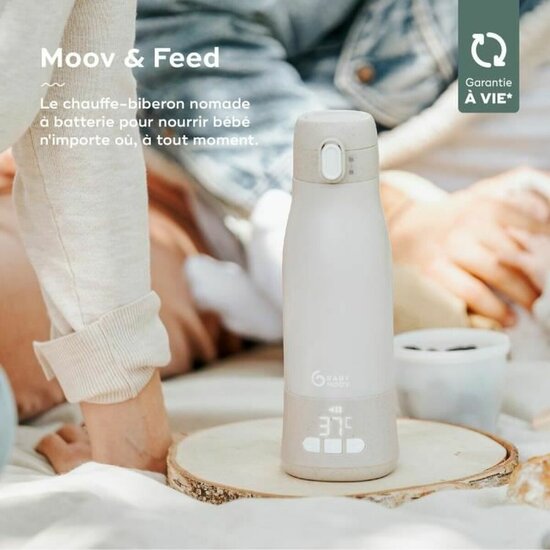 Flessenwarmer Babymoov Moov &amp; Feed Beige 2