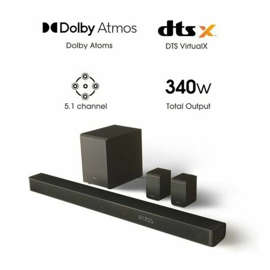 Soundbar Hisense AX5100G Zwart 3