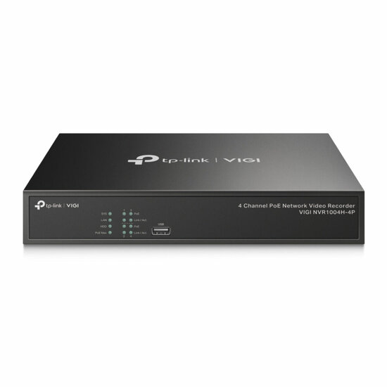 Netwerkopslag TP-Link VIGI NVR1004H-4P Zwart 2