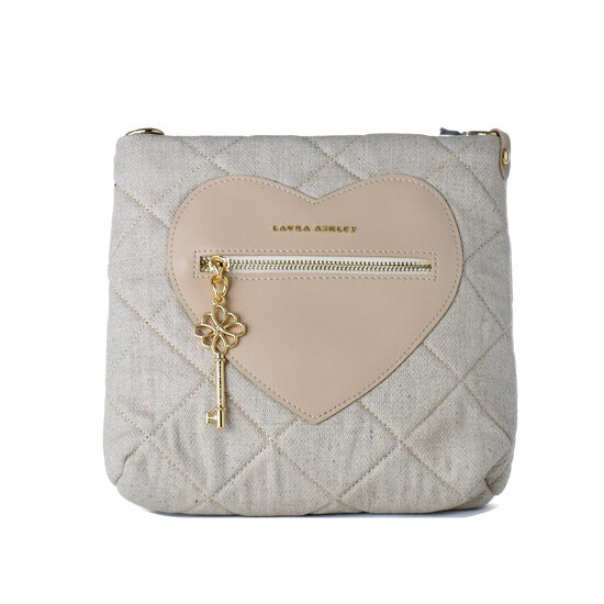 Dames handtas Laura Ashley DIXIE-CREAM Grijs 24 x 24 x 9 cm 1