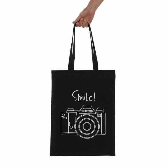 Dames handtas Versa Smile Zwart 36 x 48 x 36 cm 1