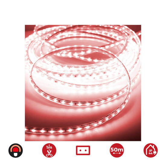 LED strips EDM 72704 Rood 4,2 W x 1 m 50 m 350 lm 4