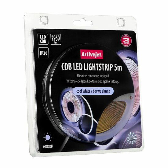 LED strips Activejet AJE-COB 5m zim Nee F 30 W 3