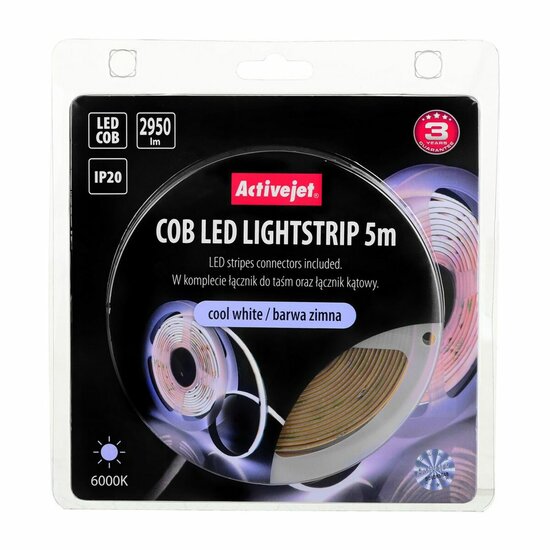 LED strips Activejet AJE-COB 5m zim Nee F 30 W 4