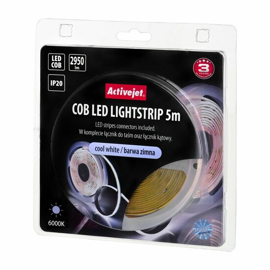 LED strips Activejet AJE-COB 5m zim Nee F 30 W 5