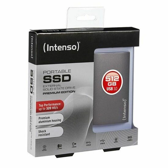 Externe Harde Schijf INTENSO 3823440 256 GB SSD 1.8&quot; USB 3.0 Antraciet 3