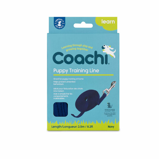 Hondenriem Coachi Blauw 2,5 m Training 2