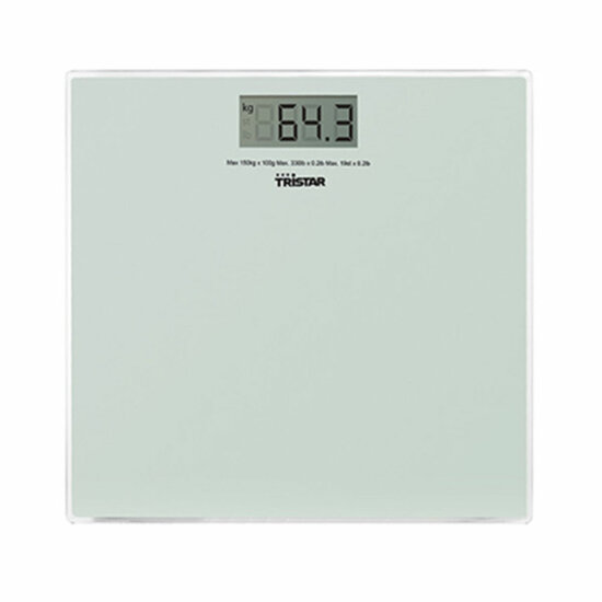 Digitale Personenweegschaal Tristar WG-2419 B&aacute;scula Wit Glas 150 kg 2 g 2