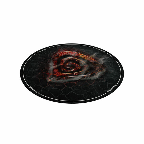 Mat voor Gaming Genesis Tellur 400 - Lava Rond &Oslash; 100 cm 2