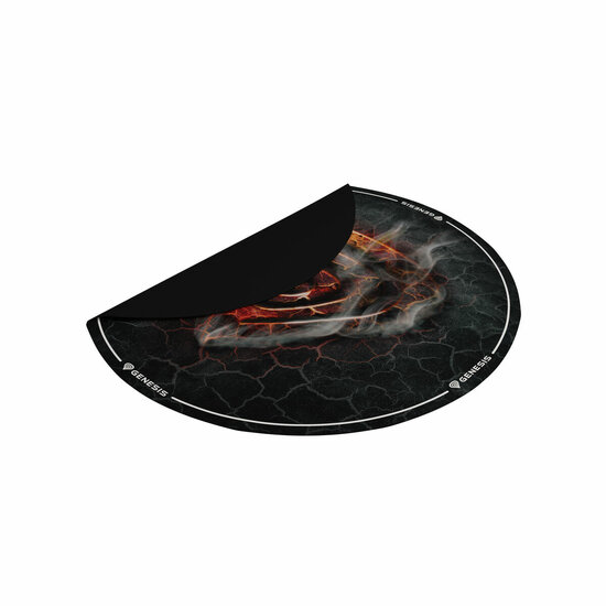 Mat voor Gaming Genesis Tellur 400 - Lava Rond &Oslash; 100 cm 3