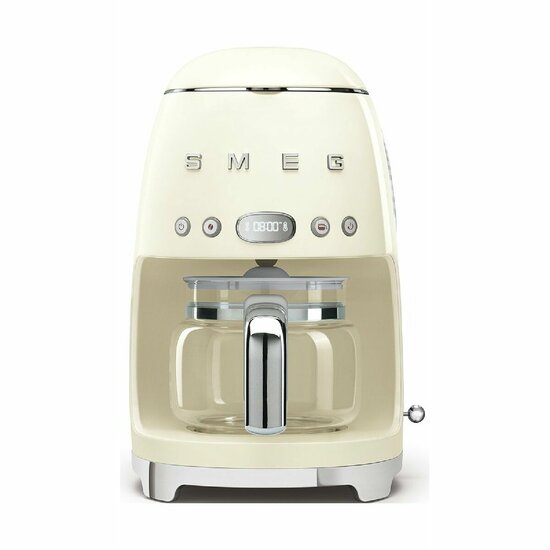 Drip Koffiemachine Smeg DCF02CREU 1050 W Retro Grijs Cr&egrave;me 1