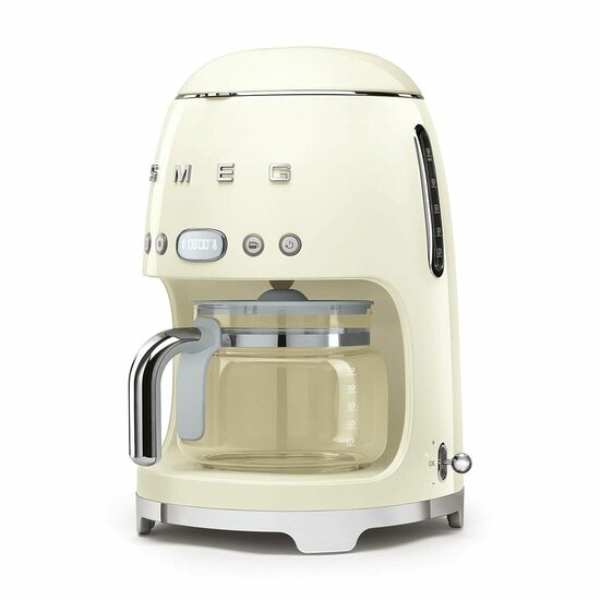 Drip Koffiemachine Smeg DCF02CREU 1050 W Retro Grijs Cr&egrave;me 2