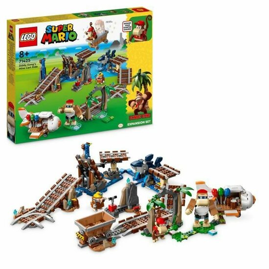 Bouwspel Lego Super Mario 71425 Diddy Kong&amp;apos;s Mine Kart Ride Multicolour 1157 Onderdelen 1