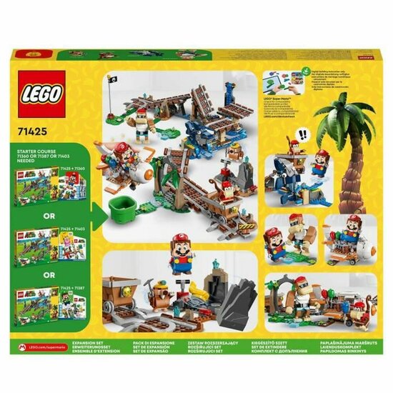 Bouwspel Lego Super Mario 71425 Diddy Kong&amp;apos;s Mine Kart Ride Multicolour 1157 Onderdelen 6