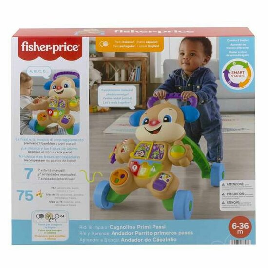 Loopwagen Fisher Price Geluid Hond Lichten Meertalig 2