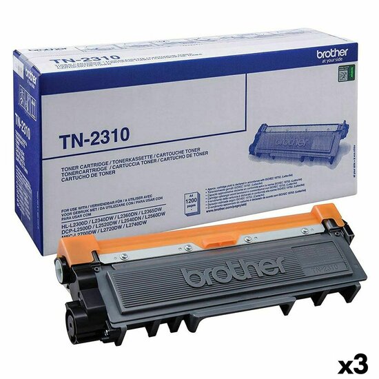 Originele Toner Brother L-2300D, 2340DW, 2360DN, 2365DW, 2540, 2700 Zwart (3 Stuks) 1