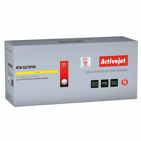 Compatibel Toner Activejet ATK-5270YN Geel 1