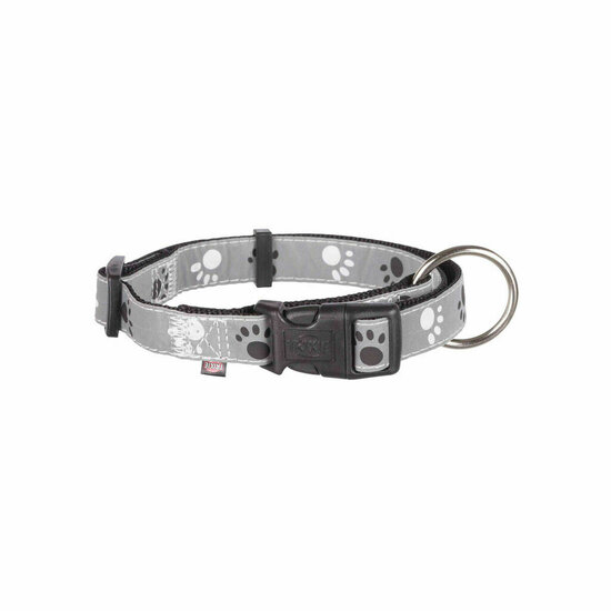 Hondenhalsband Trixie Silver Reflect Zwart Grijs XS/S 22-35 cm 1