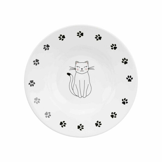 Voerbak voor katten Trixie Wit 15 cm 3