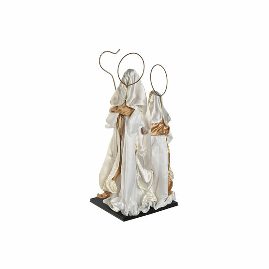 Kerststal set Home ESPRIT Wit Gouden 27 x 24 x 50 cm 4