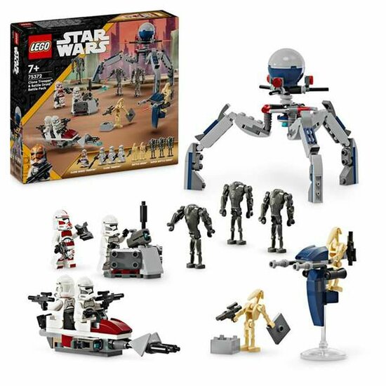 Bouwspel Lego Star Wars 75372 Clone Trooper &amp; Battle Droid Multicolour 2