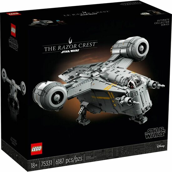 Bouwspel Lego Star Wars 75331 The Razor Crest Zwart 6187 Onderdelen 1