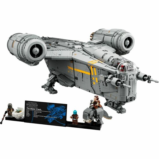 Bouwspel Lego Star Wars 75331 The Razor Crest Zwart 6187 Onderdelen 2