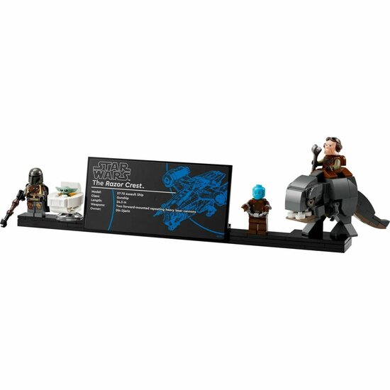 Bouwspel Lego Star Wars 75331 The Razor Crest Zwart 6187 Onderdelen 6