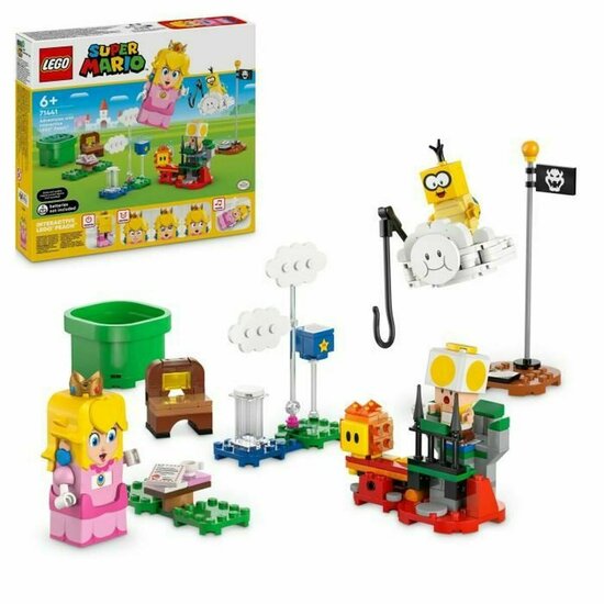 Bouwspel Lego Super Mario 71441 Peach&amp;apos;s Interactive Adventure Multicolour 208 Onderdelen 1