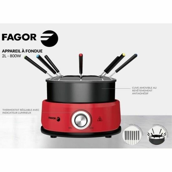 Fondue Fagor FGF800 800 W 1,6 L 4