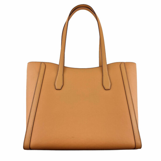 Dames handtas Michael Kors Leida Bruin 40 x 28 x 11 cm 2